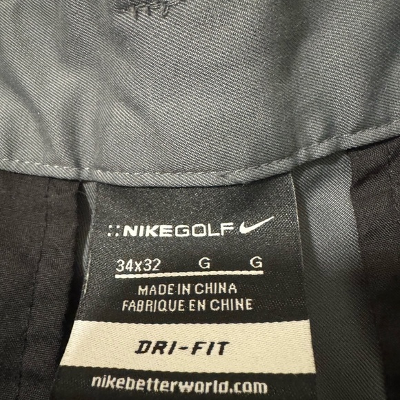 Nike Mens Platinum Golf Pants Charcoal Gray. Size 34 X 32 - Picture 4 of 9